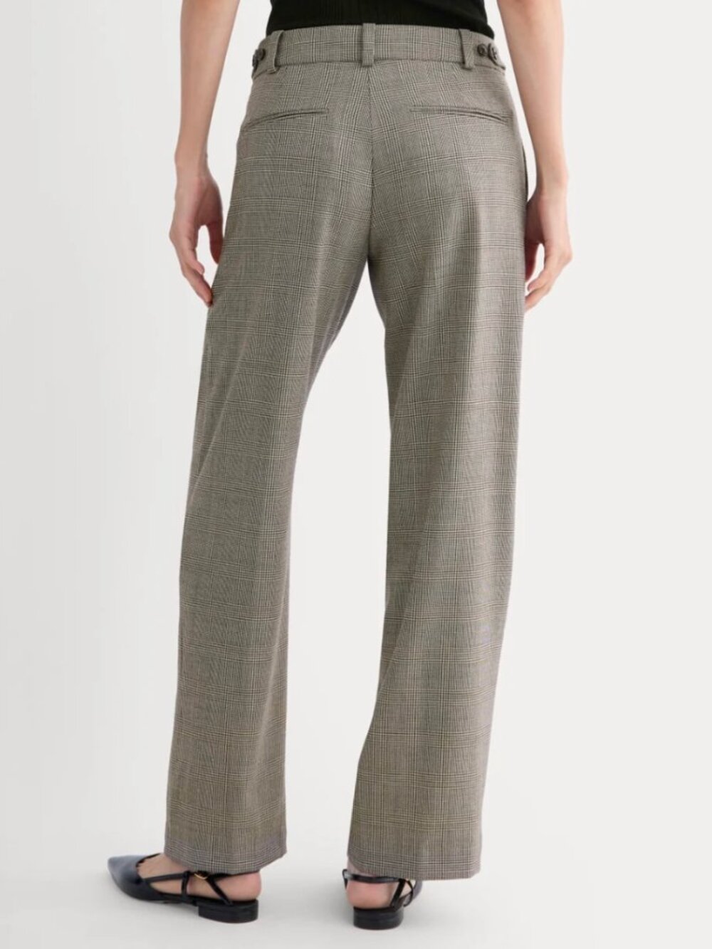 Everlane Straight-Leg Trouser in Tailor Twill (khaki) Size 8 - Picture 4 of 11